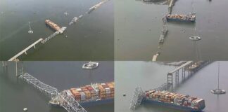 USA, crollo del Francis Scott Key Bridge, nave si schianta contro il ponte di Baltimora