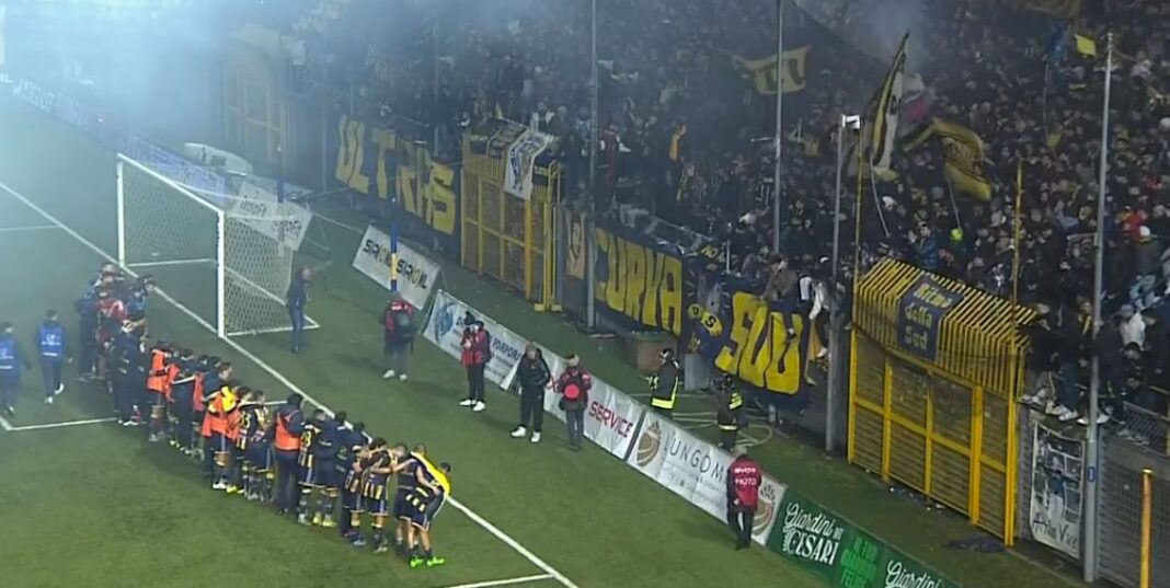 Juve Stabia, porte chiuse contro il Taranto lunedì sera