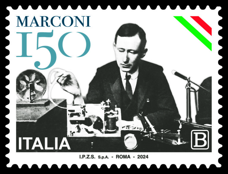 Poste Italiane, emissione francobollo per i 150 anni di Guglielmo Marconi