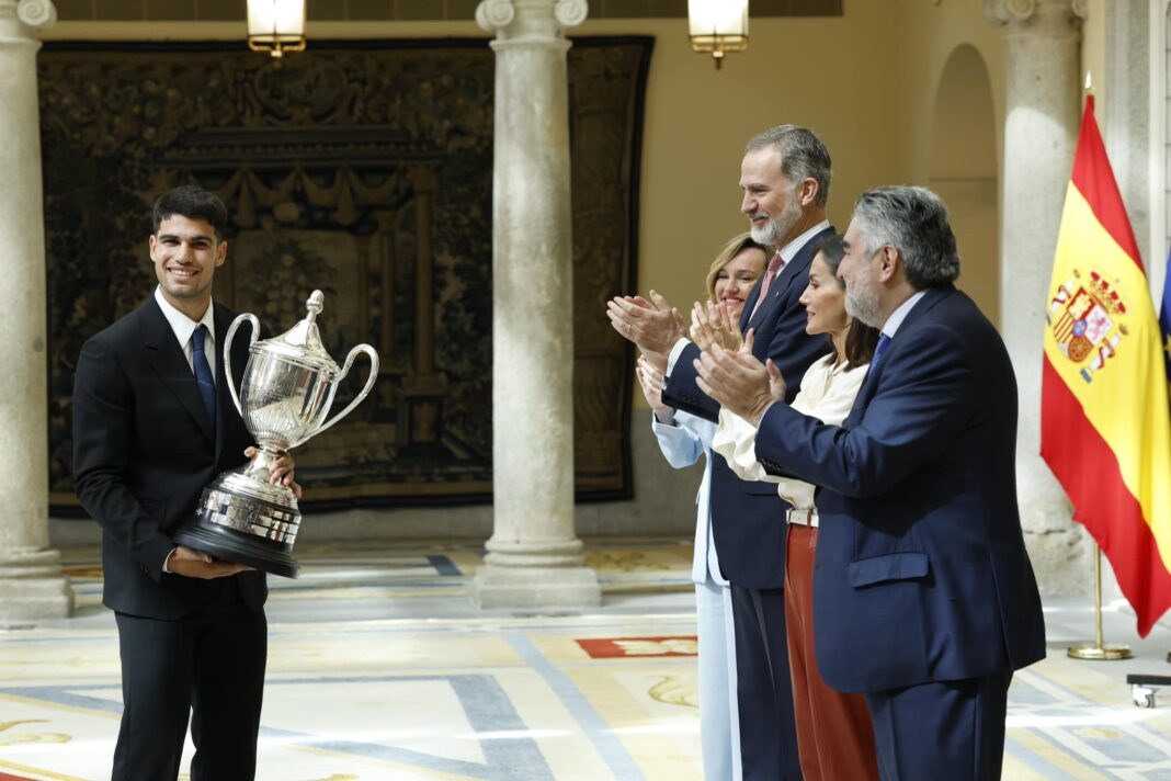Alcaraz miglior atleta spagnolo del 2022, riceve il Premio Rey Felipe