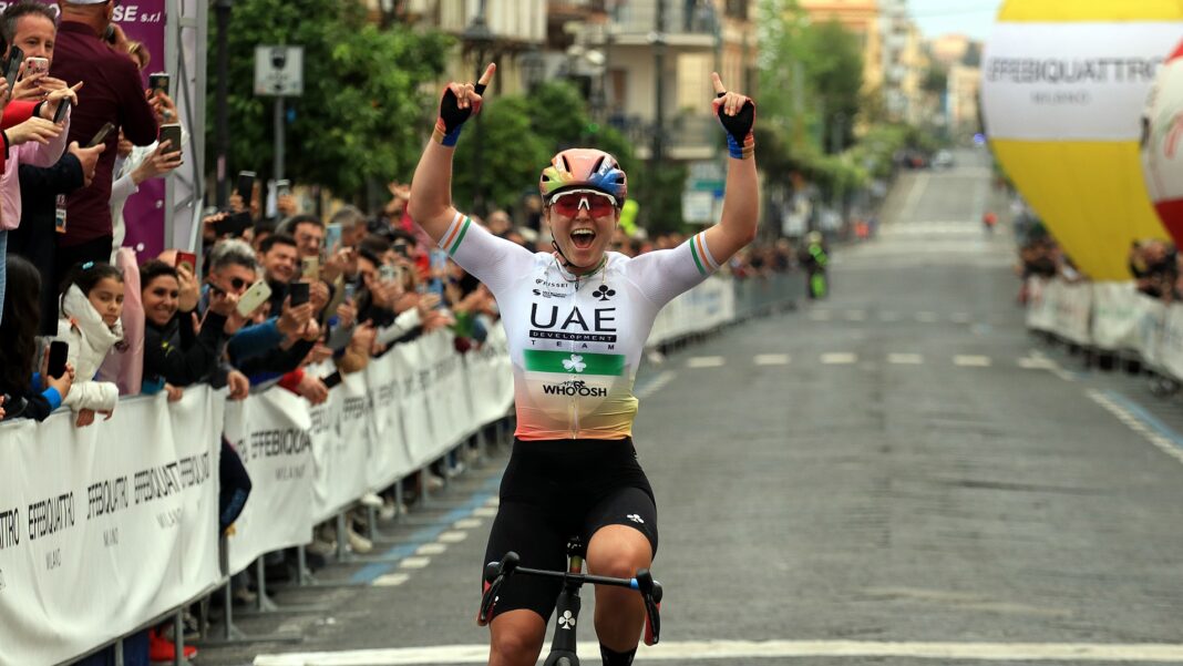 Giro Mediterraneo in Rosa: all’irlandese Gillespie tappa e maglia a Torre del Greco