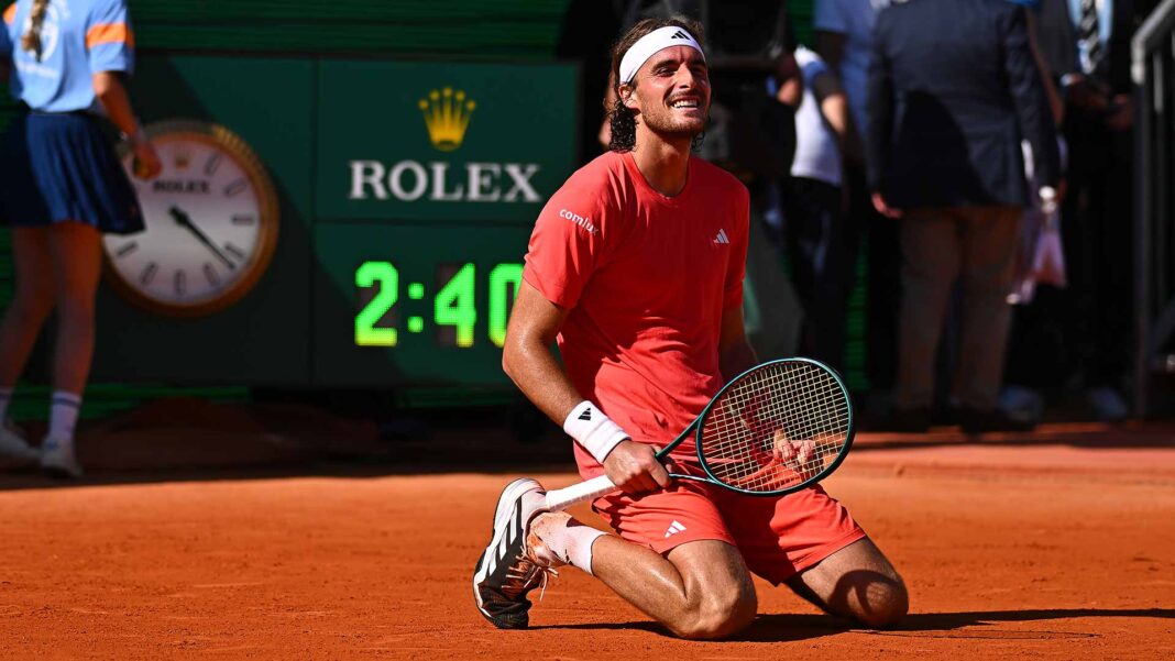 Monte Carlo Tsitsipas piega Sinner in 3 set