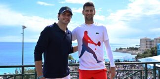 Novak Djokovic riparte da Monte Carlo dove incontra Carlos Sainz Novak Djokovic riparte da Monte Carlo dove incontra Carlos Sainz