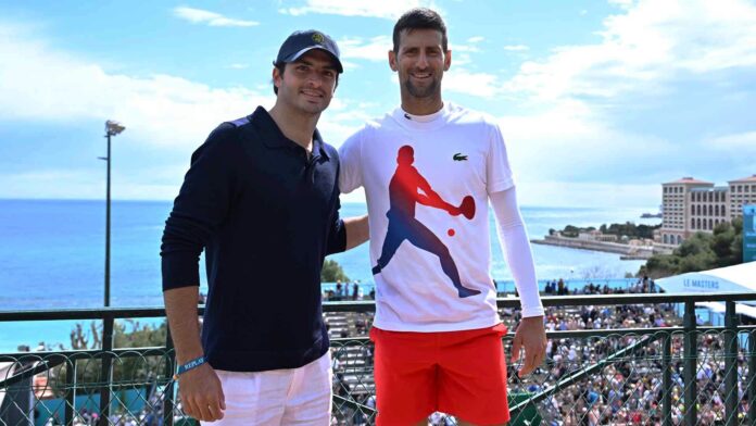 Novak Djokovic riparte da Monte Carlo dove incontra Carlos Sainz Novak Djokovic riparte da Monte Carlo dove incontra Carlos Sainz
