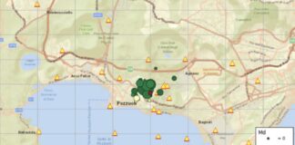 Campi Flegrei, 27 terremoti in poche ore: magnitudo massima 2.0. L'epicentro della scossa più forte nei pressi dell'Accademia aeronautica