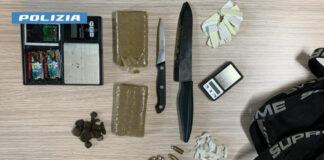 Grumo Nevano: sorpreso in casa con la droga e 5 cartucce. Arrestato 28enne