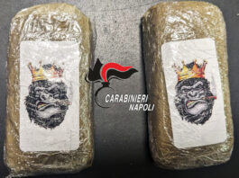 Ischia: droga in porto, 20enne arrestato dai Carabinieri appena sbarcato sull'isola