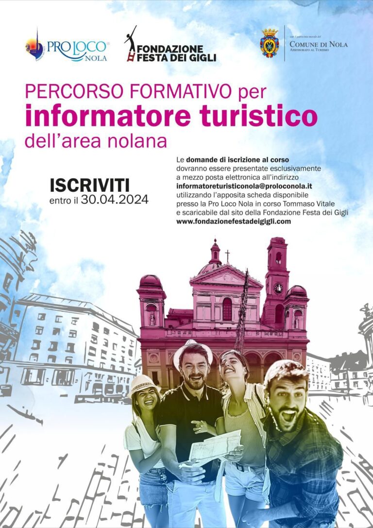 Via al nuovo corso di informatore turistico dell’area nolana