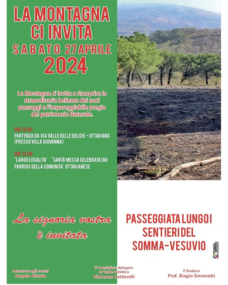 Ottaviano, torna “La montagna ci invita”: passeggiata alla scoperta del patrimonio naturale