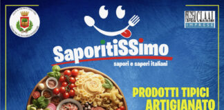 Dopo le tappe di Napoli e Sorrento, dal 30 maggio al 2 giugno, in piazza Diaz, a Nocera Inferiore, si svolgerà la prima edizione di Saporitissimo, l'evento dedicato a prodotti dell’enogastronomia e dell’artigianato di tutte le regioni d’Italia e momenti di spettacolo, con un calendario disponibile sulla pagina Facebook dell’evento all’indirizzo https://www.facebook.com/sweetfoodsu Organizzato dalla D2 Eventi, in collaborazione con il Claai di Salerno, associazione dell'artigianato e della piccola e media impresa, Saporitissimo propone al pubblico stand con gustose sorprese, dai cannoli alle arancine, dal caciocavallo impiccato ai poke, dalle caramelle artigianali alla liquirizia di Calabria, dal torrone di Giffoni ai prodotti del Cilento, dalla burrata pugliese ai taralli. E poi saponi, foulard, porcellane. Ma anche aree di intrattenimento dedicate ai più piccoli. Si parte il 30 maggio, alle ore 17,30 e alle ore 19, con Mago Magalemme e, il 31 maggio, negli stessi orari, con Guglielmo il giocoliere. Spazio anche alla musica, il 30 maggio alle ore 21 con Antonio Pepe mentre, il 31 maggio, sempre alle 21, con gli Over Scugnizzi. Il Comitato territoriale di Napoli dell'Associazione Centri Sportivi Italiani sportivi italiani promuovono invece i pomeriggi e le sere di sabato 1 giugno, alle ore 18, con hip hop e heels, special guest Erika Bonelli, mentre alle ore 19.30 appuntamento con l'hip hop. Domenica 2 giugno, alle ore 19, danze coreografiche, latino americano e danze a squadre, a cura della Asd Free Dancing guidata da Marianna Chiariello.