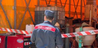 Giugliano: Sequestrata un’area di 10.000metri adibita abusivamente a deposito e parcheggio, un 30enne denunciato