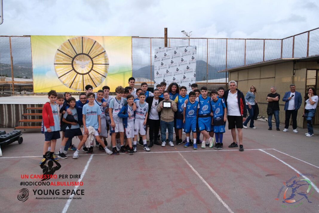 Young space Pompei, Messigno: Young Space, un canestro contro il bullismo