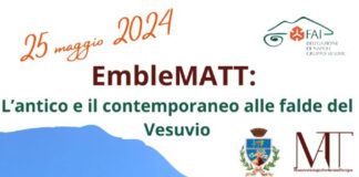 "EmbleMATT" del 25 maggio per la Giornata FAI con visite ai due musei di Terzigno, MATT e Museo Emblema