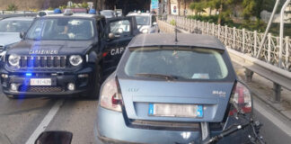 Vico Equense: ruba un'auto poi una bici elettrica, poi tenta la fuga a piedi. 29enne arrestato