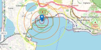 Terremoto, di magnitudo 2.9, sveglia la gente flegrea alle 3,30. Epicentro Lucrino
