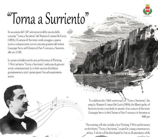 “Torna a Surriento”: una storia, da celebrare, lunga 130 anni