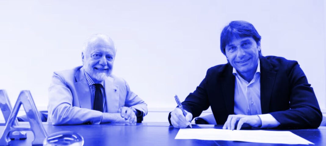 Napoli, ecco Conte, il nuovo allenatore. Ora è ufficiale