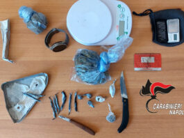 Sorrento: droga in tasca, sotto la scocca e a casa. Arrestato pusher 39enne