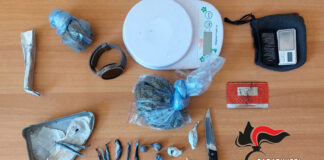 Sorrento: droga in tasca, sotto la scocca e a casa. Arrestato pusher 39enne