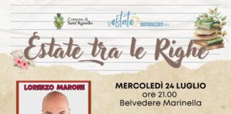 Al belvedere Marinella di Sant’Agnello lo scrittore Lorenzo Marone