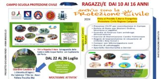 Educazione e prevenzione: a Pollena Trocchia parte i il campo “Anch'io sono la Protezione Civile” 2024 – #SoFort