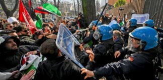 Scontri davanti alle sede Rai a Napoli, obbligo di presentazione per quattro manifestanti pro Palestina