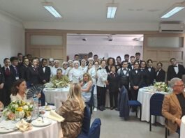 A Striano pranzo cerimoniale al locale istituto alberghiero
