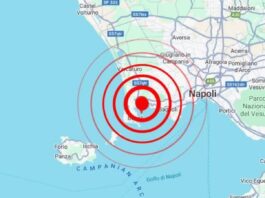 Pozzuoli, forte scossa di terremoto di magnitudo 4.0