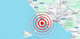 Pozzuoli, forte scossa di terremoto di magnitudo 4.0