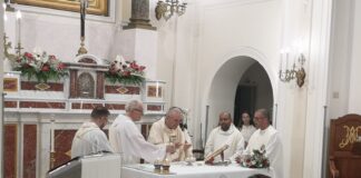 Santa Maria La Bruna in festa per i 56 anni di sacerdozio di Don Franco