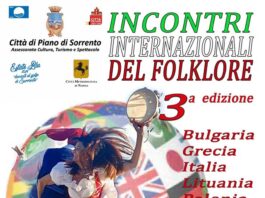 Piano di Sorrento, tornano gli "Incontri internazionali del Folklore": venerdì 5 luglio musica, costumi e danza in città