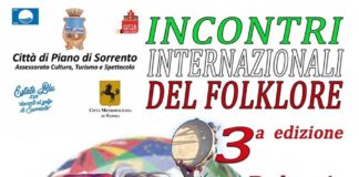 Piano di Sorrento, tornano gli "Incontri internazionali del Folklore": venerdì 5 luglio musica, costumi e danza in città