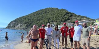 Castellabate, gare di fondo attraggono quasi 500 atleti da tutta Italia. Presentata anche la waterbike “Cuntibrash” per i diversamente abili