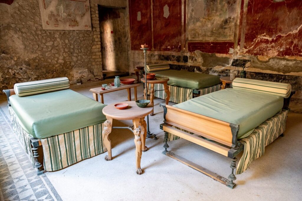Riapre la Villa Imperiale a Pompei: la suggestione degli arredi di 2000 anni fa