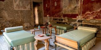 Riapre la Villa Imperiale a Pompei: la suggestione degli arredi di 2000 anni fa