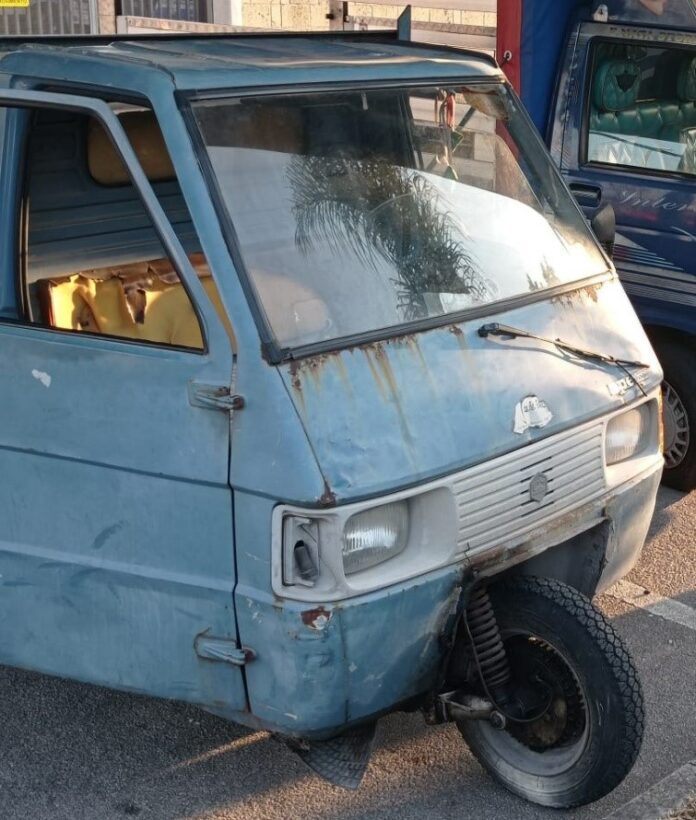 Ape Piaggio sequestrata