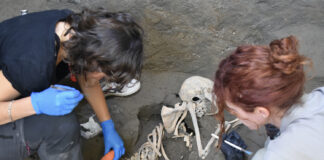 Pompei, rivenuti negli scavi archeologici i resti di altre due vittime dell’eruzione ritrovati nella Regio IX