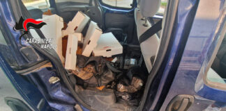 Sant'Antimo, oltre 200 panetti di hashish in un veicolo aperto. Abbandonato in strada