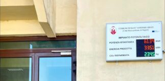 Sant'Antonio Abate sempre più green: risparmio di 100mila euro, ecco il display