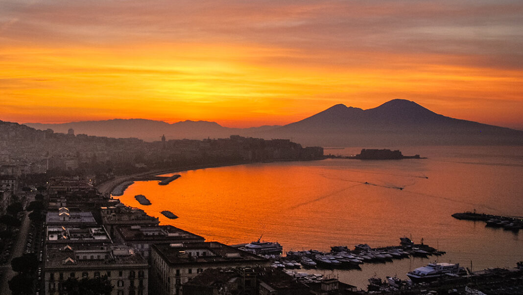 golfo di Napoli sera