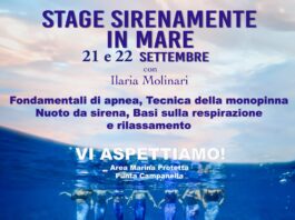 Nuotare come una Sirena a Punta Campanella