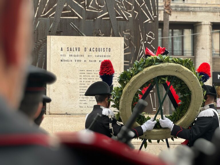 Napoli, celebrazione 81º anniversario del sacrificio del vice brigadiere dei Carabinieri Medaglia D’Oro al Valore Militare Salvo D’Acquisto