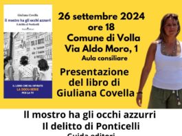 Presentazione del libro “Il mostro ha gli occhi azzurri, Il delitto di Ponticelli” di Giuliana Covella