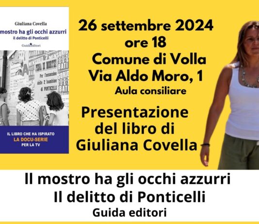 Presentazione del libro “Il mostro ha gli occhi azzurri, Il delitto di Ponticelli” di Giuliana Covella