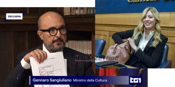 sangiuliano boccia "Con Boccia una relazione, ma non sono ricattabile". Poi le scuse a moglie e premier