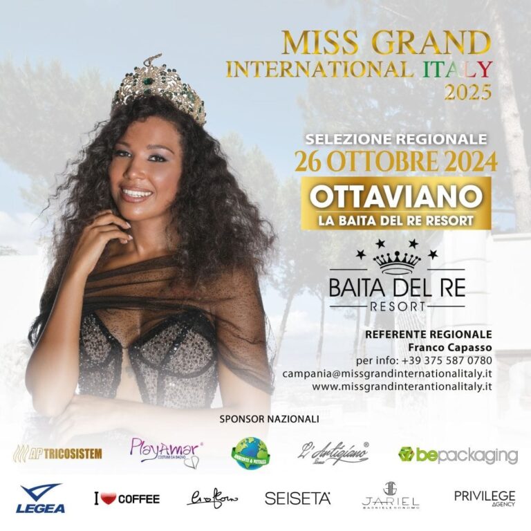 Selezione Regionale Miss Grand International Italy 2025 a Ottaviano