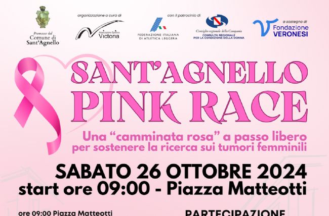 Tutto pronto per la “Sant’Agnello Pink Race” a sostegno della ricerca Tutto pronto per la “Sant’Agnello Pink Race” a sostegno della ricerca