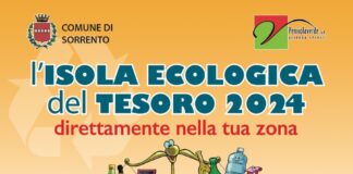 A Sorrento, fino a dicembre, l'Isola Ecologica del Tesoro