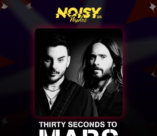 Thirty Seconds to Mars, per la prima volta a Napoli, il 6 luglio 2025 all'Arena Flegrea per il Noisy Naples Fest