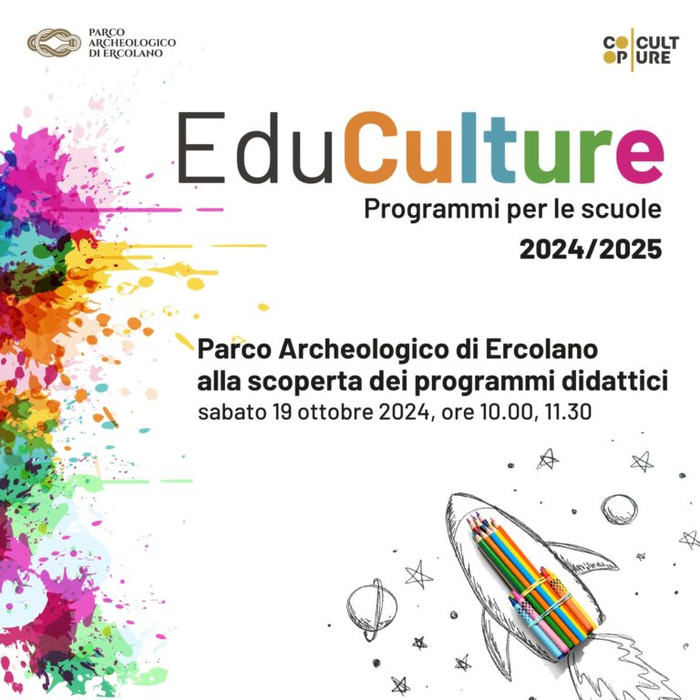 Educationalday per insegnanti al Parco Archeologico di Ercolano